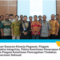 Penandatanganan SKP, Piagam Risiko, serta Pakta Integritas, Pakta Komitmen Penerapan Pengendalian Gratifikasi, dan Piagam Komitmen Pencegahan Tindakan Pelecehan/Kekerasan Seksual Tahun 2026